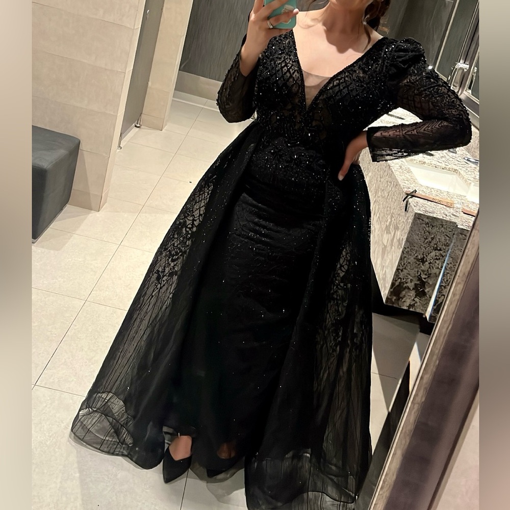 Formal black dress